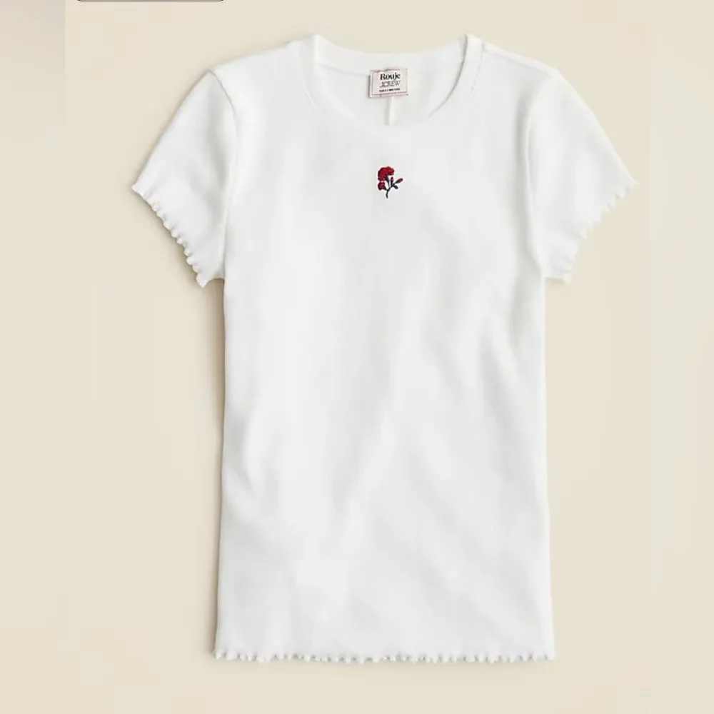 J.Crew Rouje X J.Crew Fleur T-shirt NWT Size XXS